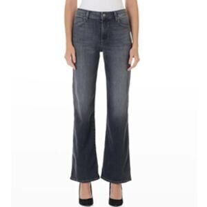 Fidelity Womens Katie Downtown Bootcut Jeans Cotton Spandex Blend Black Size 27